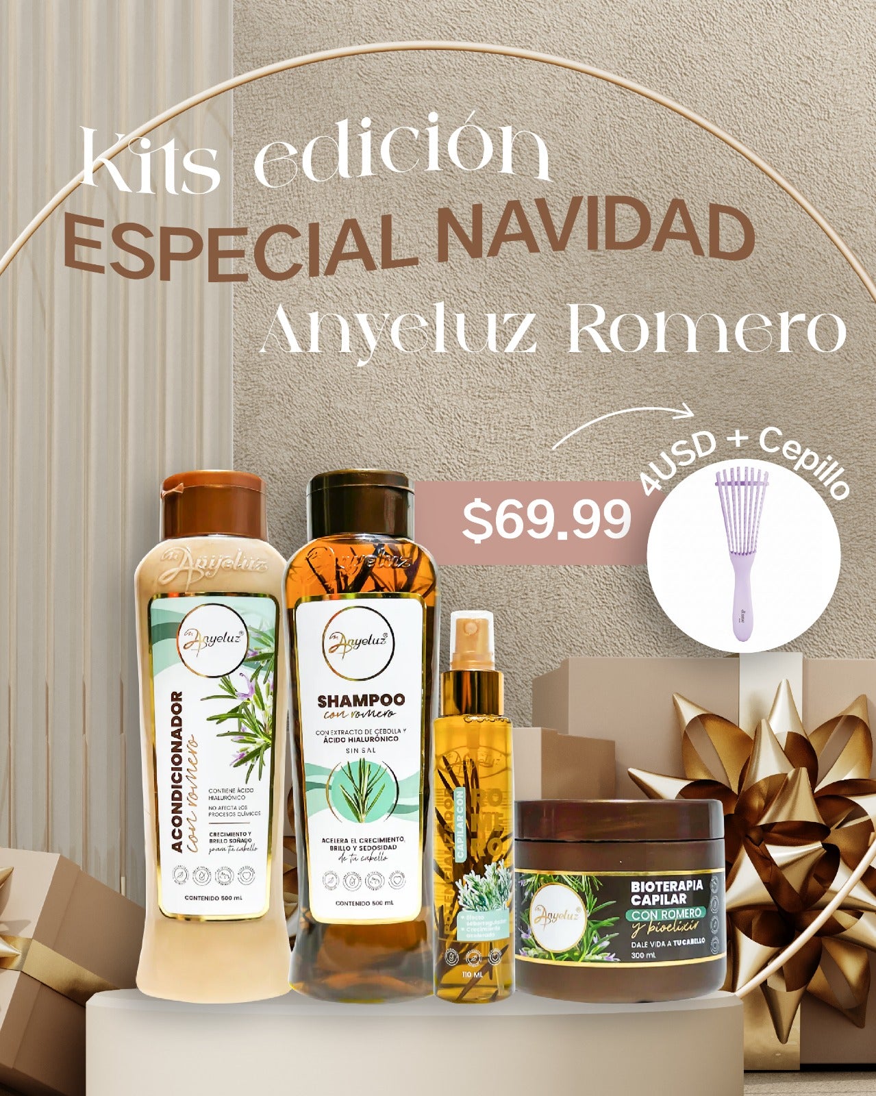 Anyeluz Rosemary Hair Growth Kit – Christmas Special