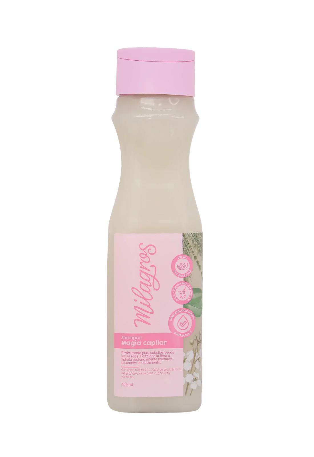 Shampoo Arroz y Ácido hialurónico 450ML