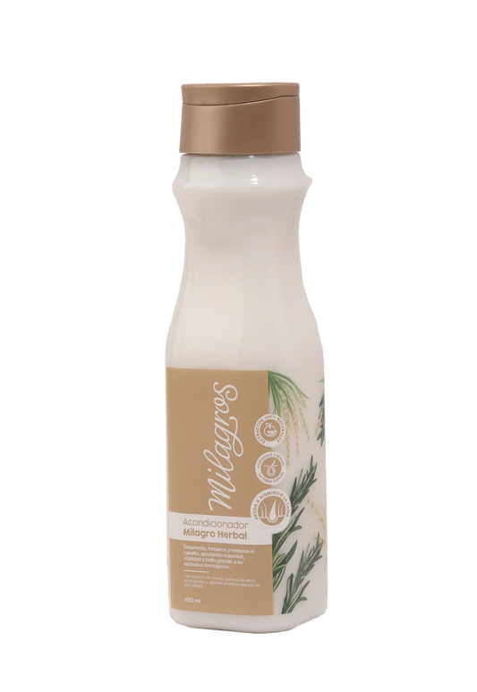 Acondicionador Milagro arroz y Linaza 450 ML