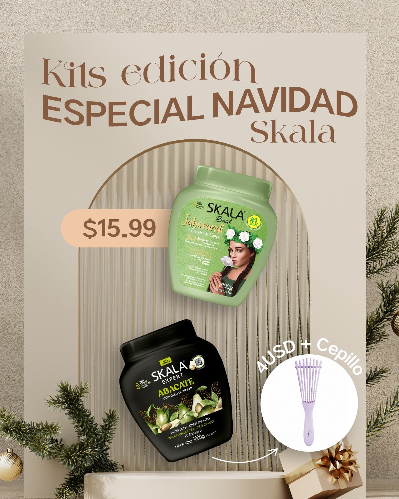 Skala Brasil Hair Treatment Combo – Jaborandi &amp; Avocado
