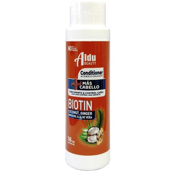 Acondicionador Biotin Coconut, Ginger Minoxidil & Ale Vera 473 ML