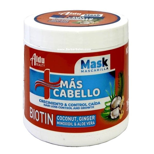 Mascarilla Biotin Coconut, Ginger Minoxidil & Ale Vera 473.18 ML